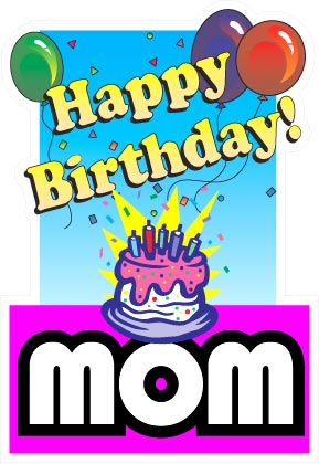 Yesterday was Mom's 50th birthday….. Wish her more happiness than she can 